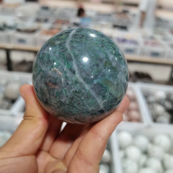 Dioptase crystal sphere