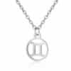 Gemini - Zodiac Collection - Steel Pendant Necklace