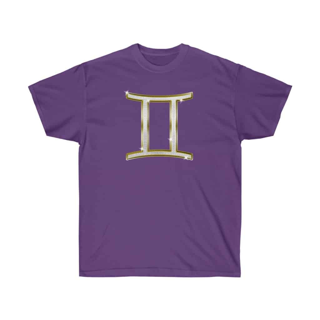 Gemini Glyph / Gemini Symbol - Zodiac Collection - Unisex Softstyle Gemini Zodiac Astrology T-shirt