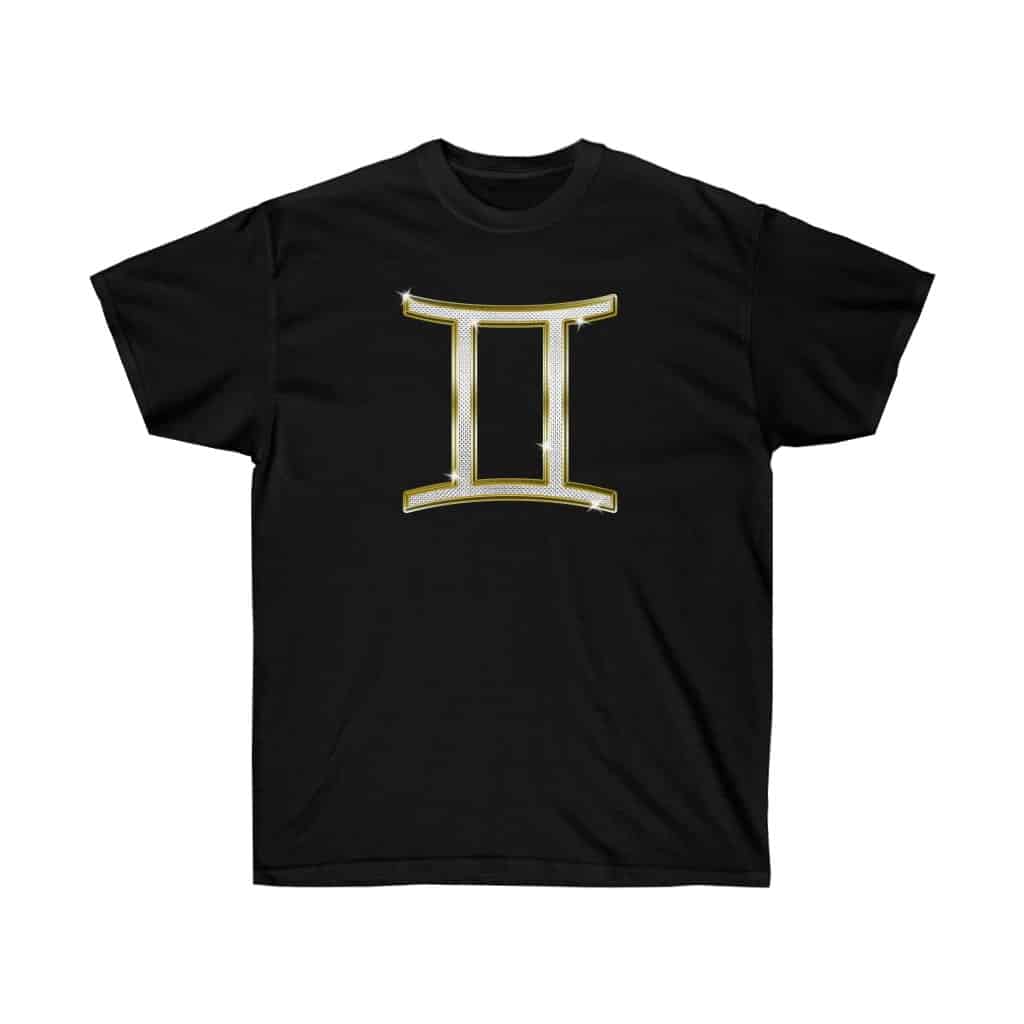 Gemini Glyph / Gemini Symbol - Zodiac Collection - Unisex Softstyle Gemini Zodiac Astrology T-shirt