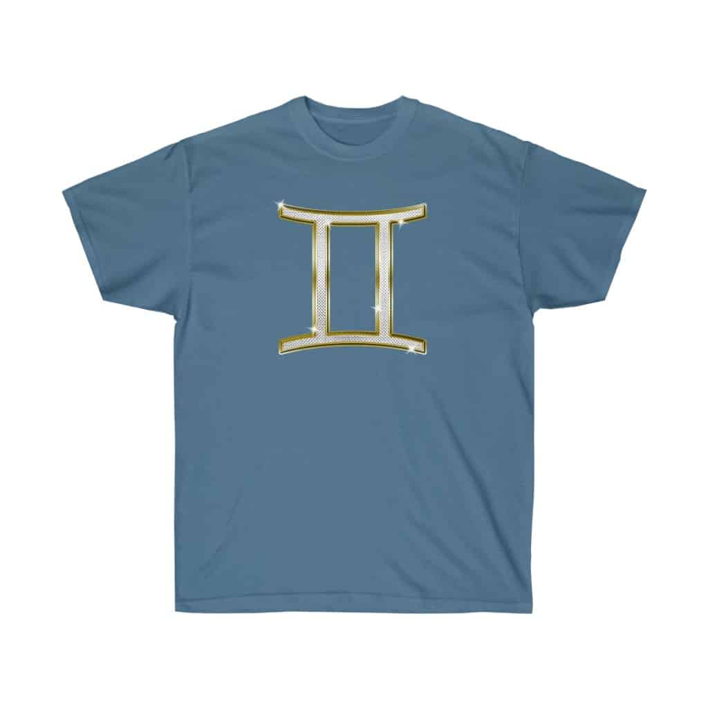 Gemini Glyph / Gemini Symbol - Zodiac Collection - Unisex Softstyle Gemini Zodiac Astrology T-shirt