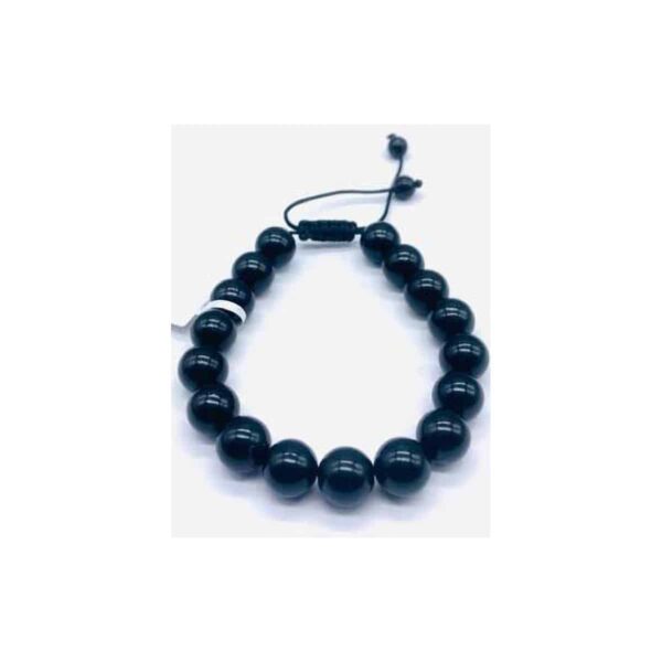 10mm Jet bracelet