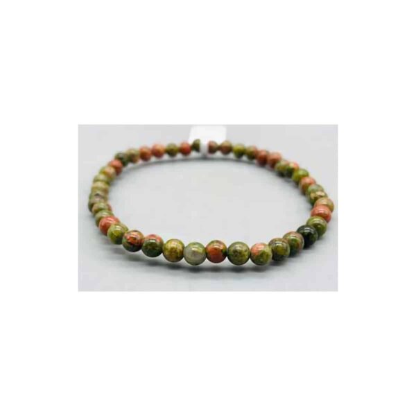 4mm Unakite bracelet