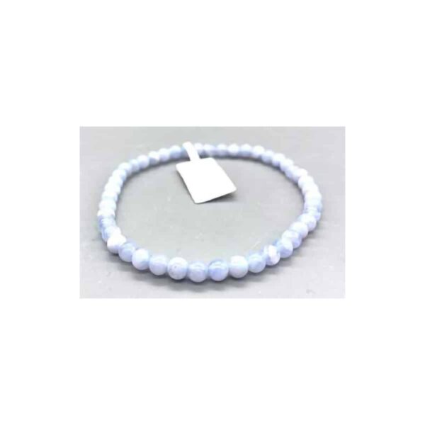 4mm Blue Lace Agate bracelet
