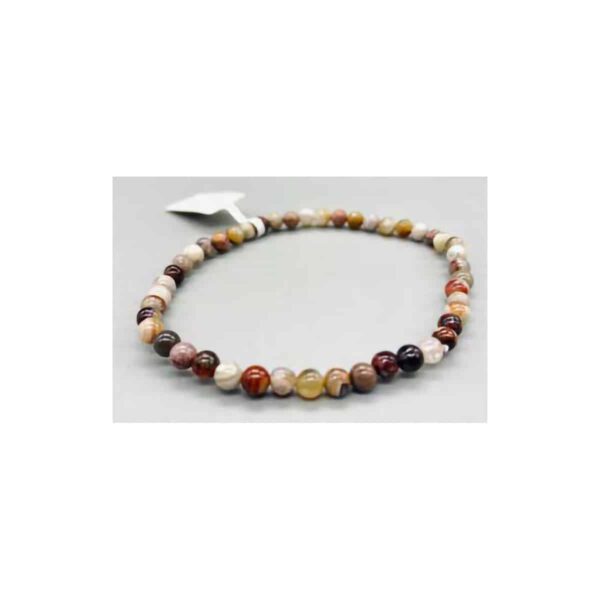 4mm Laguna Lace Agate bracelet