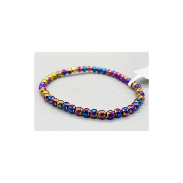 4mm Rainbow Hematite bracelet