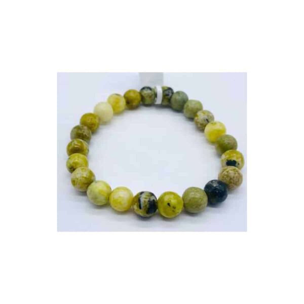 8mm Yellow Turquoise bracelet