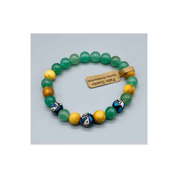 8mm Palo Santo Green Aventurine bracelet