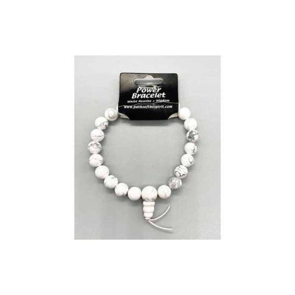 White Howlite Power bracelet