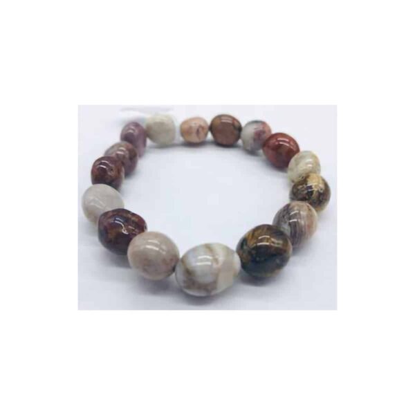 Fossilized Coral Nugget bracelet