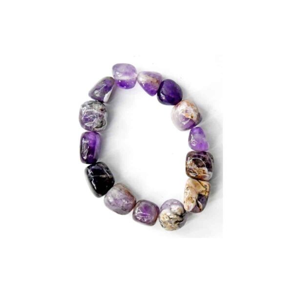 Chevron Amethyst Nugget bracelet