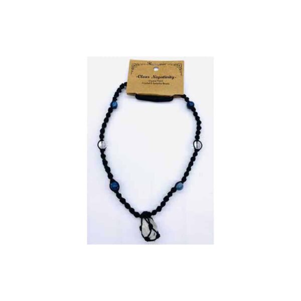 Net Necklace Clear Negativity