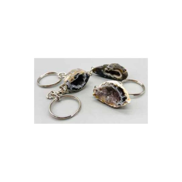 Geode keychain