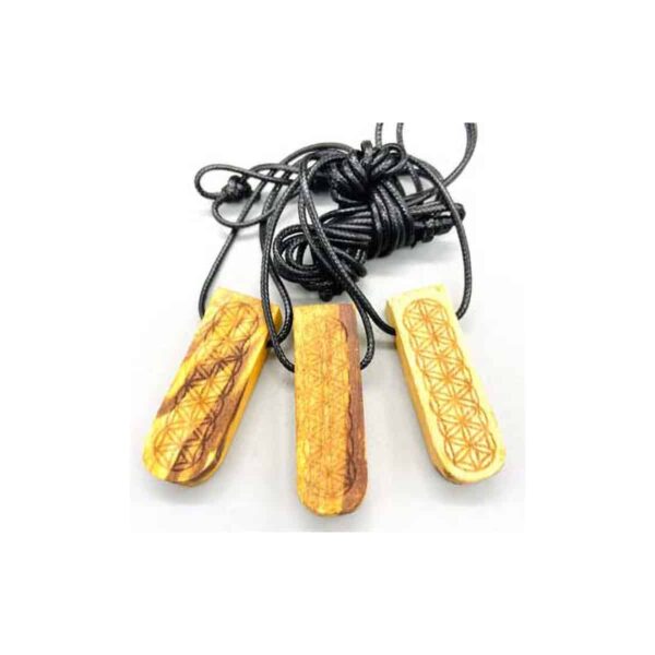 (set of 3) 2" Palo Santo Lotus