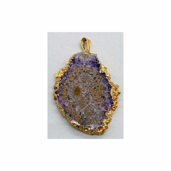 Stalactite gold plated pendant