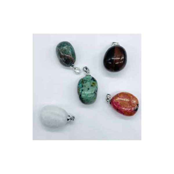 ~3/4" Stone various pendant