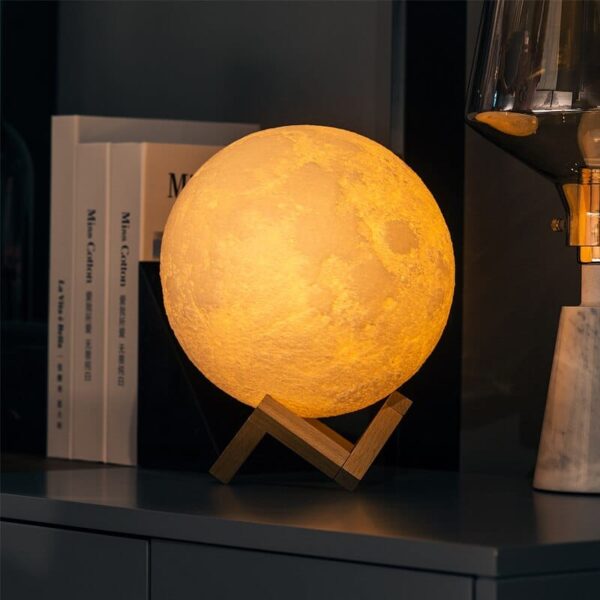 Moon Lamp LED Night Light  - 2 Colors - Image 9