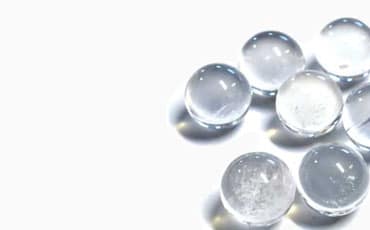 Clear Quartz crystal marbles