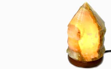Green Onyx crystal lamp from Unknown Truth Tarot Crystal Shop