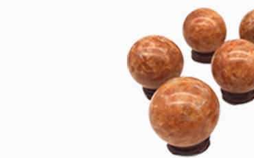 Sun stone crystal spheres