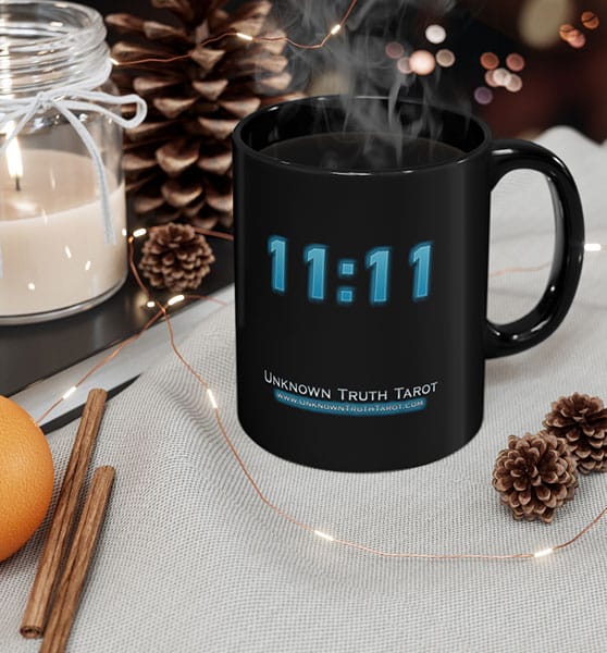 11:11 mug by Unknown Truth Tarot