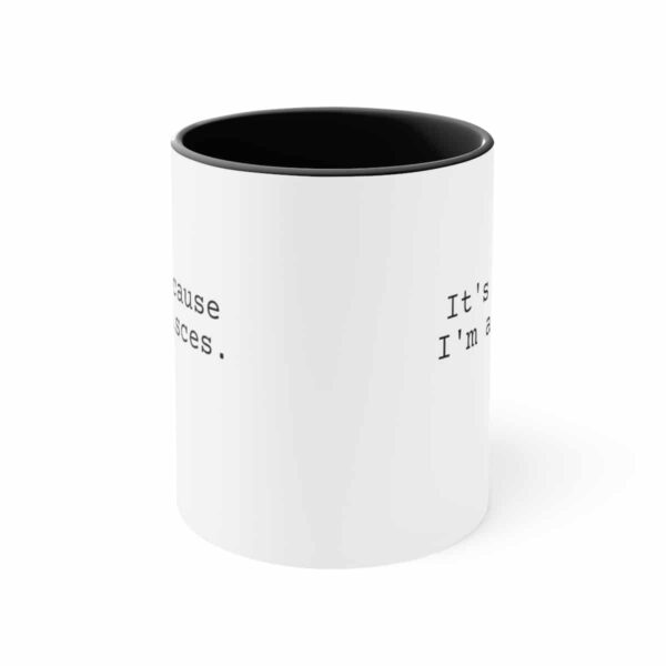 Because I'm a Pisces - Zodiac Collection - Accent Coffee Mug, 11oz - Image 5