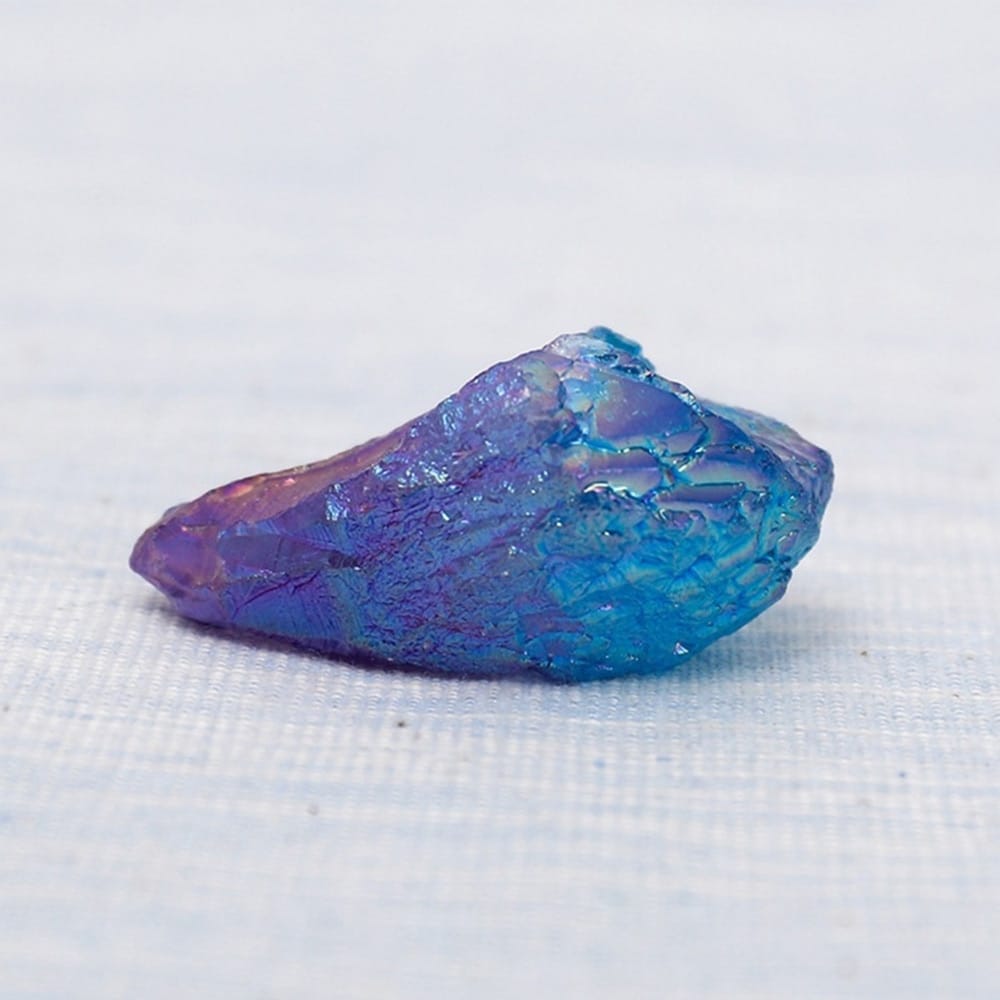 Blue and Purple Aura Quartz