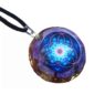 HANDMADE-Orgone-Pendant-Charoite-Crystal-Stone-EMF-Protection-Crystal-Healing-Reiki-Meditation-Tool-Jewelry-Orgonite-Necklace