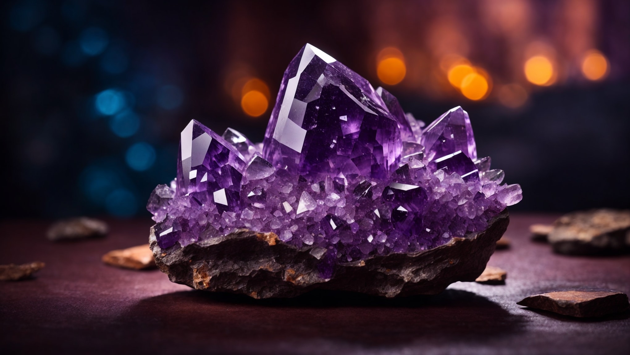 Deep purple Amethyst properties