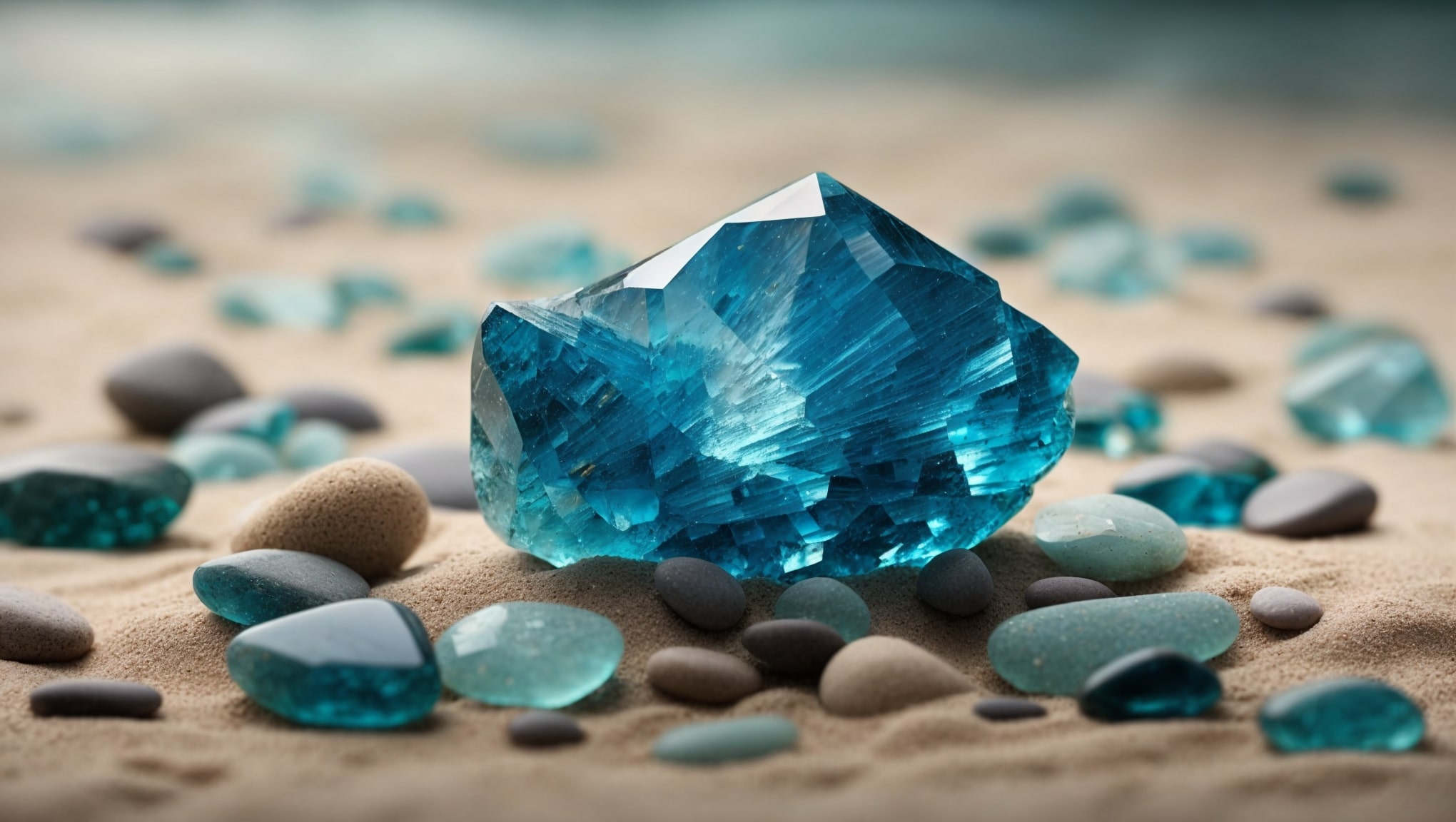 Vibrant blue Apatite properties