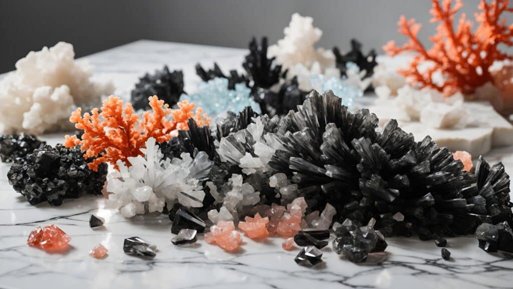 This metaphysical properties of black coral in this collection are very strong.