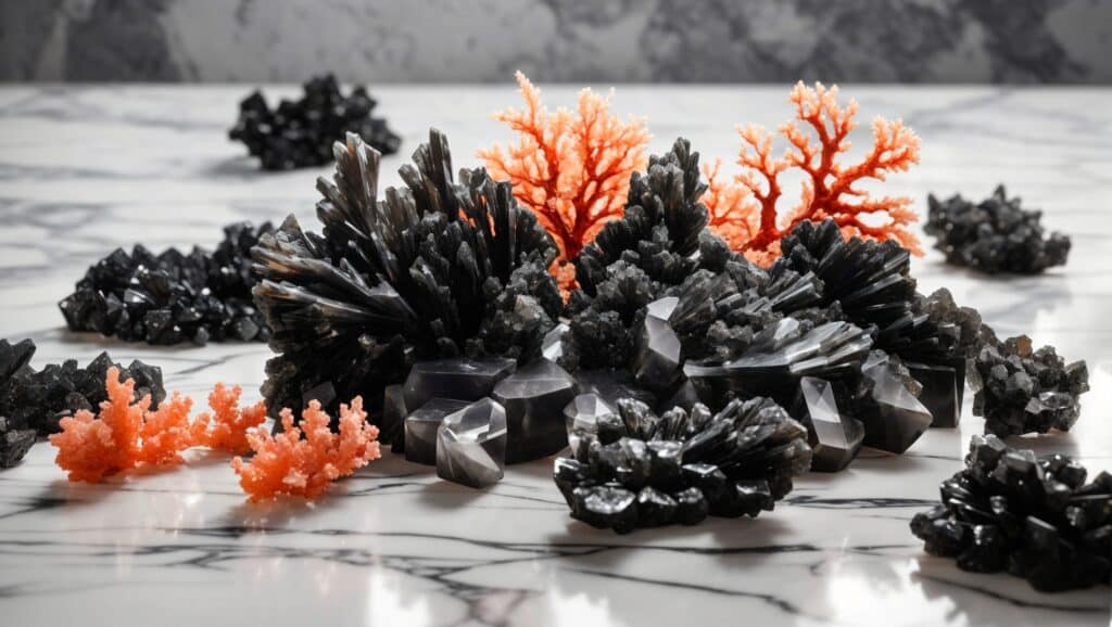 This collection is high in black coral healing properties.