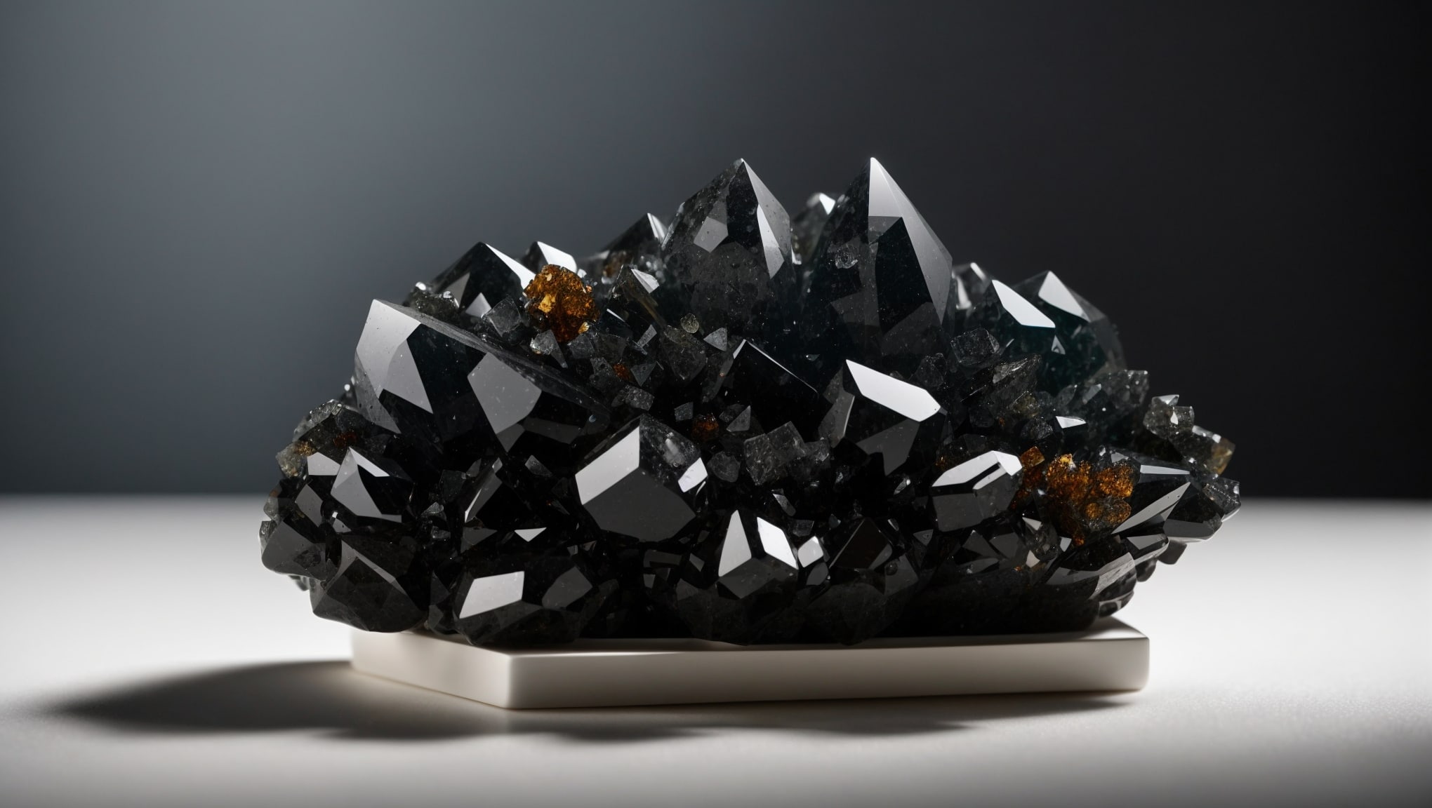 Black Quartz Properties - image of black quartz crystal