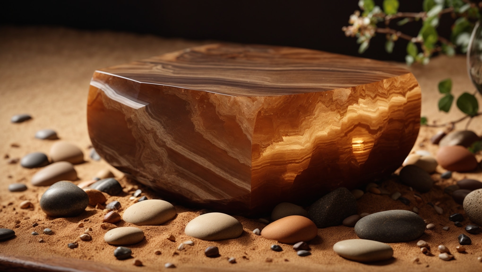 Brown Onyx properties and its unique patterns