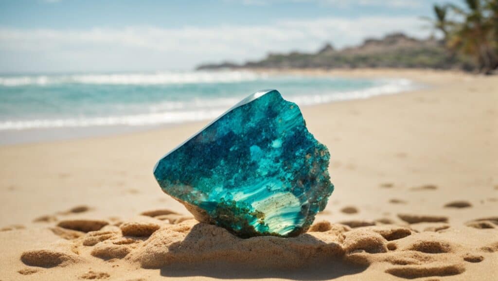 Vibrant blue-green Chrysocolla properties