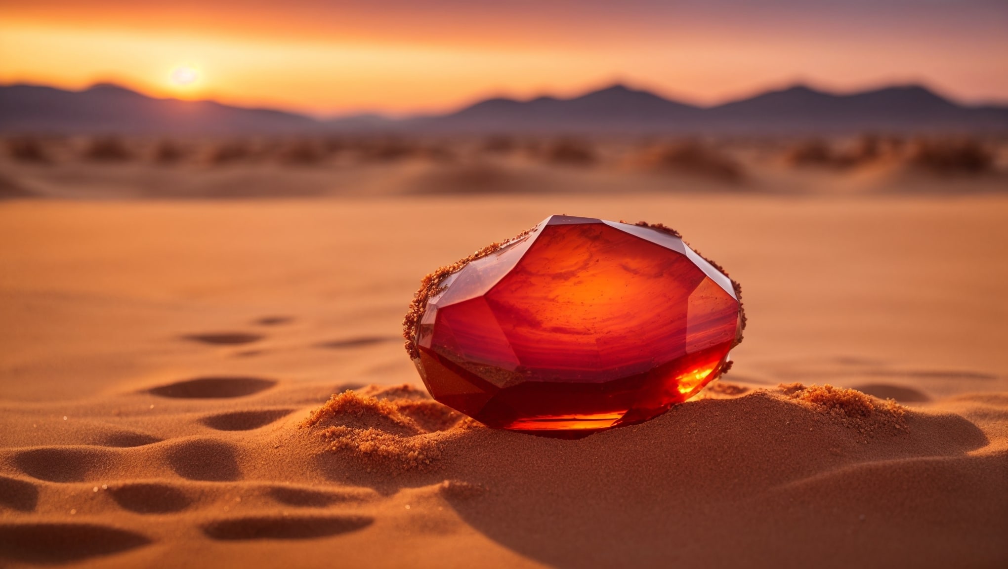 Warm glow of Red Carnelian properties