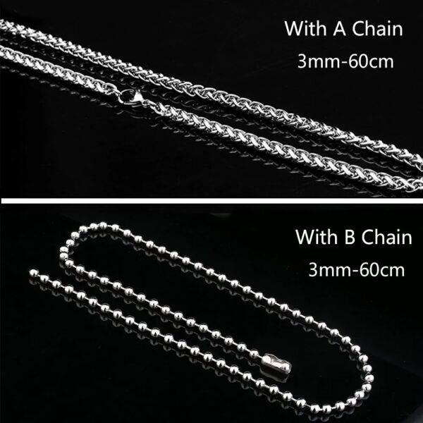 archangel-michael-pendant-necklace-chain Choose from your Archangel Michael Pendant Only, or with chain style A or B.