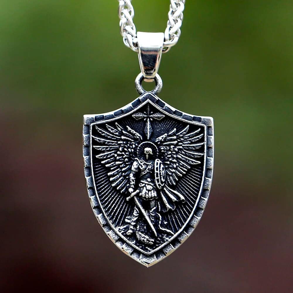 Archangel Michael Pendant Necklace