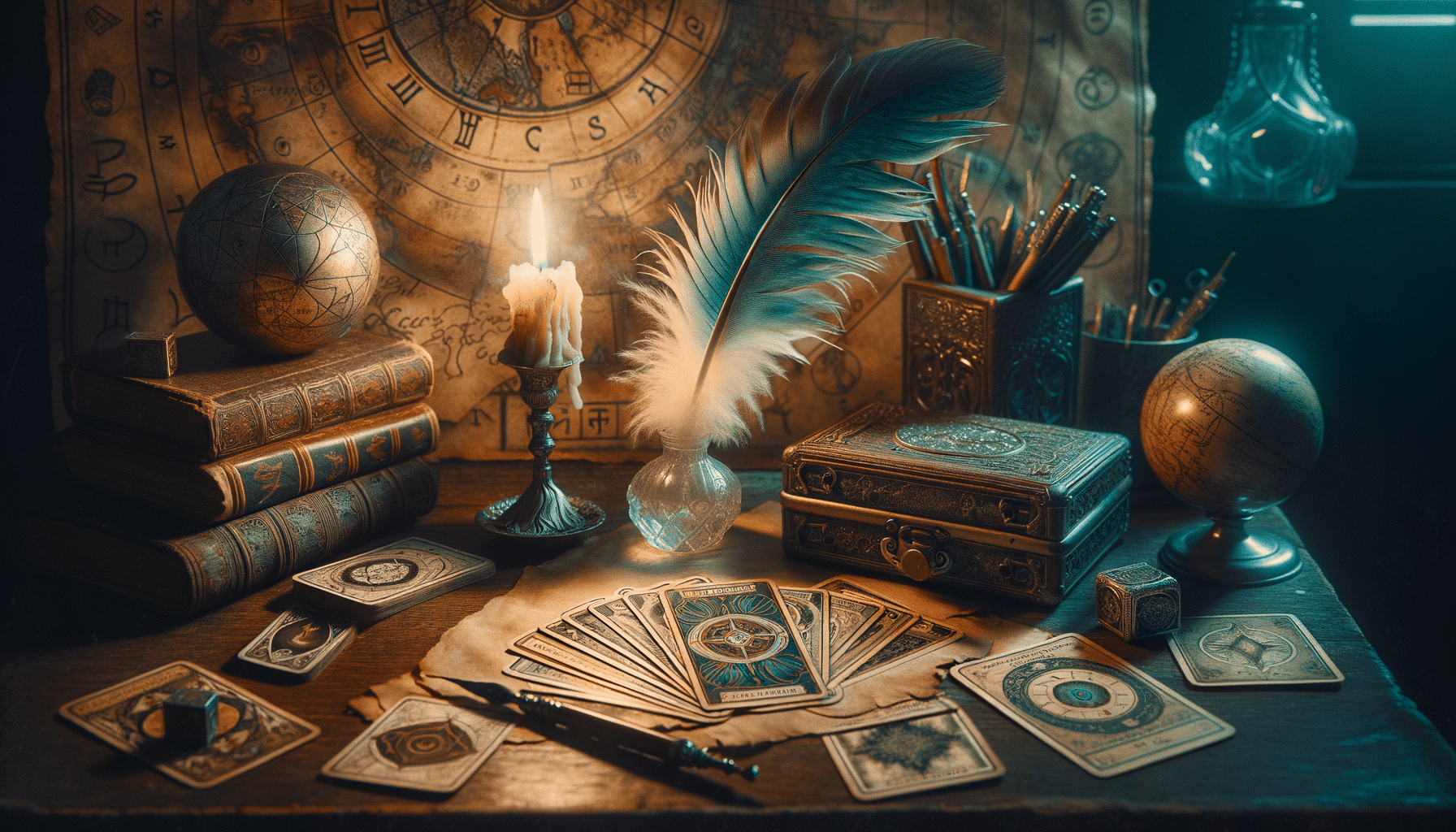 A comparison of early tarot suits and the Rider-Waite-Smith deck, highlighting the evolution of card designs