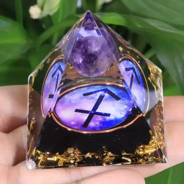Sagittarius Orgonite Pyramid - Zodiac Collection (50mm)