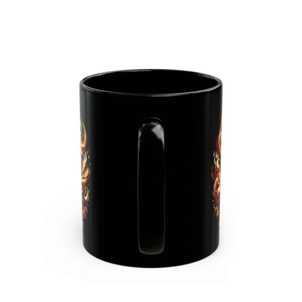 Leo - Embrace The Fire - Black Leo Mug (11oz, 15oz) - Image 5
