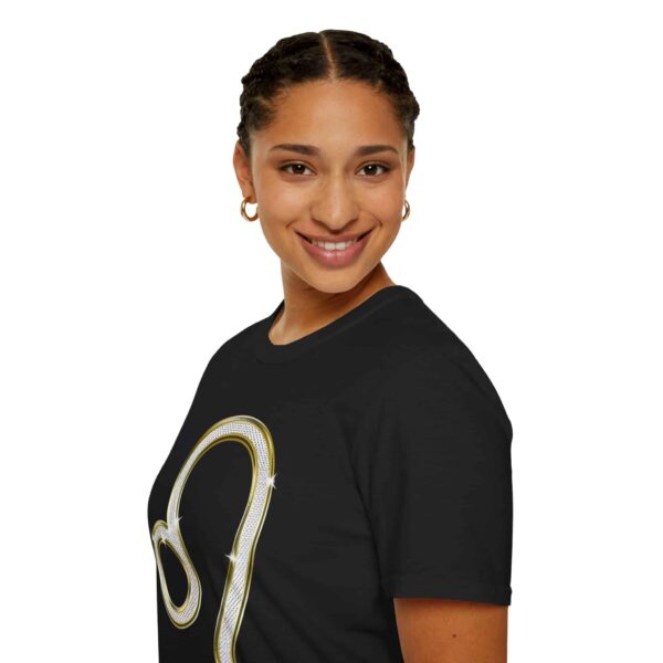Leo Glyph T-Shirt - Unisex Softstyle Astrology T-Shirt - Image 9