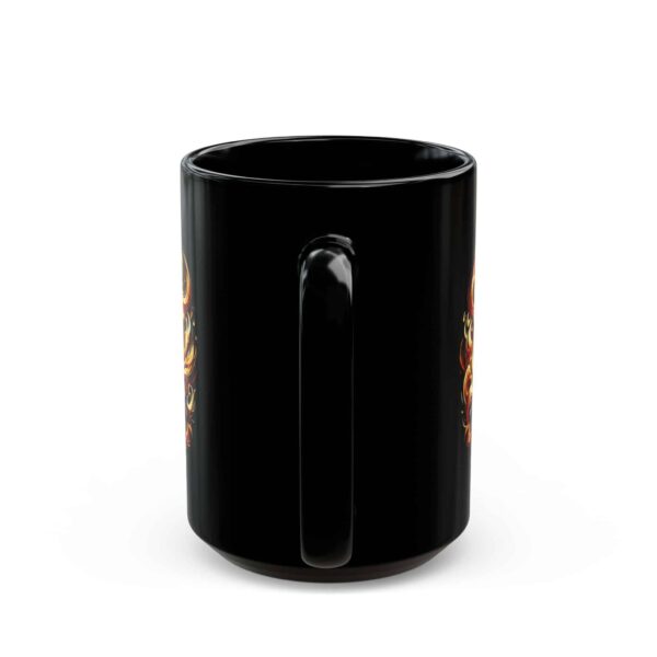 Leo - Embrace The Fire - Black Leo Mug (11oz, 15oz) - Image 13