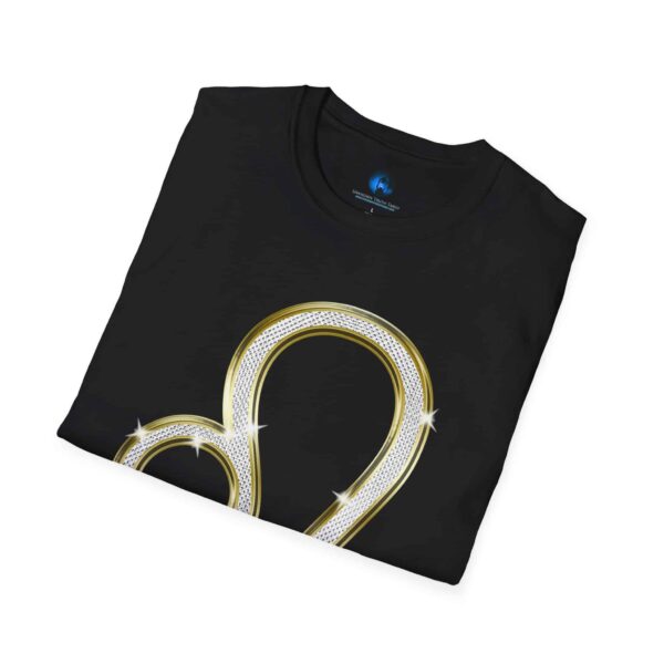 Leo Glyph T-Shirt - Unisex Softstyle Astrology T-Shirt - Image 4
