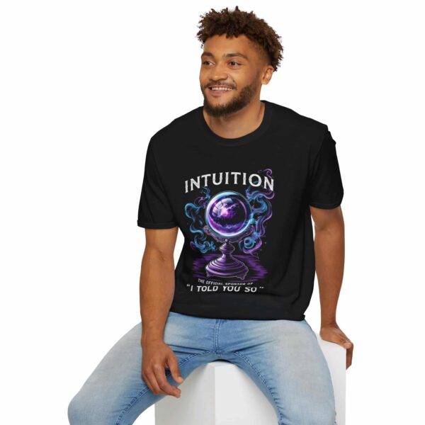 Intuition:  The Official Sponsor of "I Told You So" - Unisex Softstyle Spiritual T-Shirt - Image 12