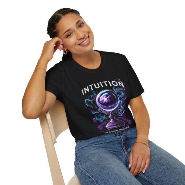 Intuition:  The Official Sponsor of "I Told You So" - Unisex Softstyle Spiritual T-Shirt - Image 10