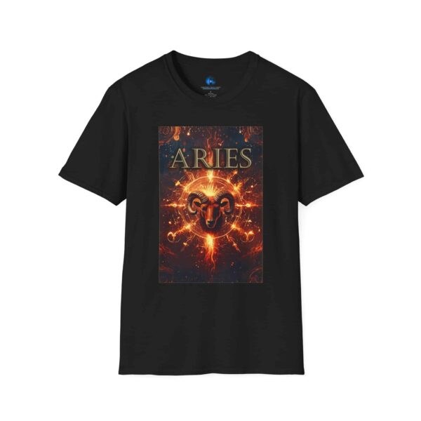 Aries Power T-Shirt - Unisex Softstyle Aries Zodiac Sign Astrology T-Shirt