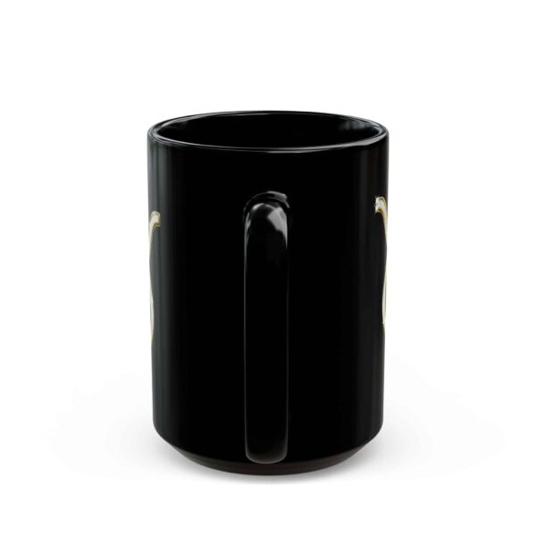 Taurus Symbol / Taurus Glyph - Black Zodiac Astrology Mug (11oz, 15oz) - Image 8