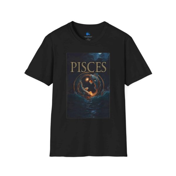 Pisces Power T-Shirt - Unisex Softstyle Pisces Zodiac Sign Astrology T-Shirt