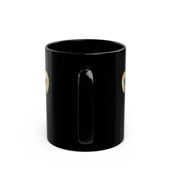 Aries Symbol / Aries Glyph - Black Zodiac Astrology Mug (11oz, 15oz) - Image 4